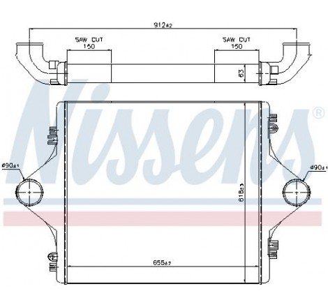 MAN F-2000 INTERCOOLER 96977